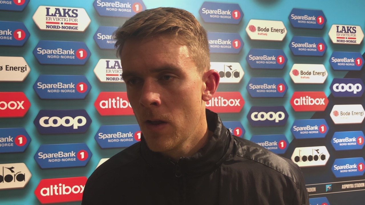 Kristian Fardal Opseth etter kampen mot Molde